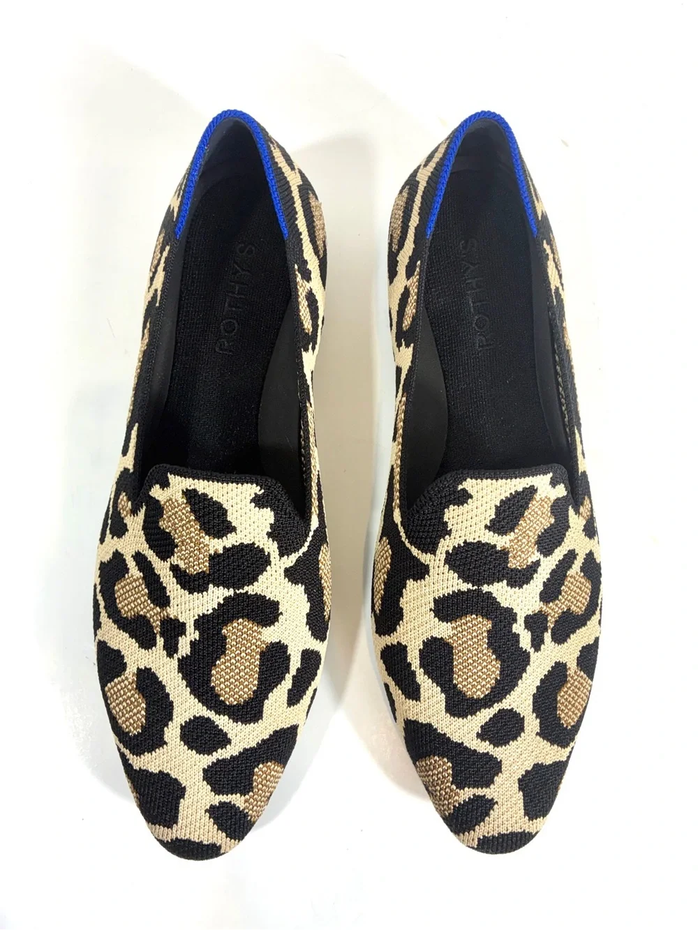 Rothy’s The Loafer in Spotted Animal / Cheetah Print – Size 8.5